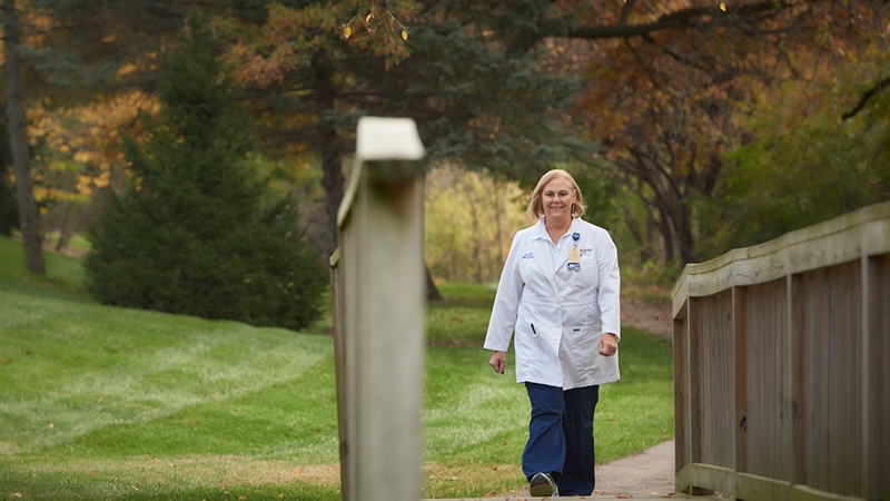 Tina, a MoBap cardiac surgery patient, has always been active and enjoys walking, biking and being outdoors. 