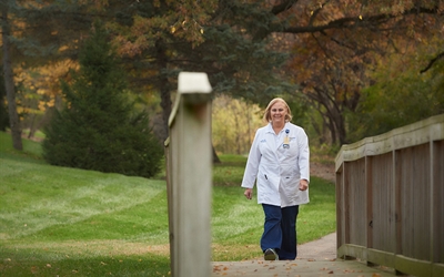 Tina, a MoBap cardiac surgery patient, has always been active and enjoys walking, biking and being outdoors. 