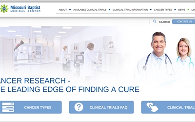 Thumbnail of landing page of the MoBap Cancer Research website 