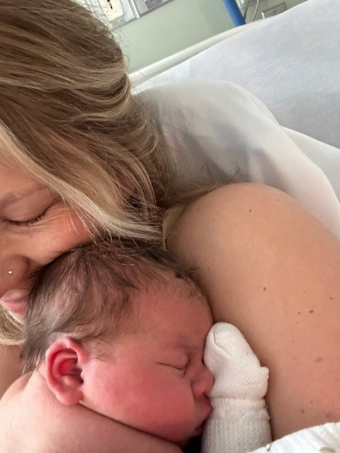 Jordyn and baby