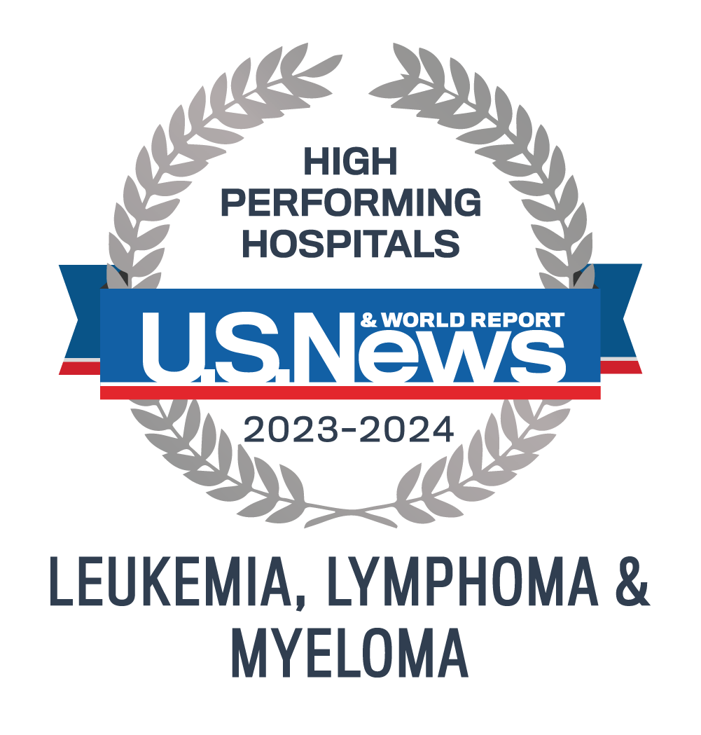 Leukemia-Lymphoma-Myeloma - 2023-24 Best Performing Hospitals - U.S. News Emblem