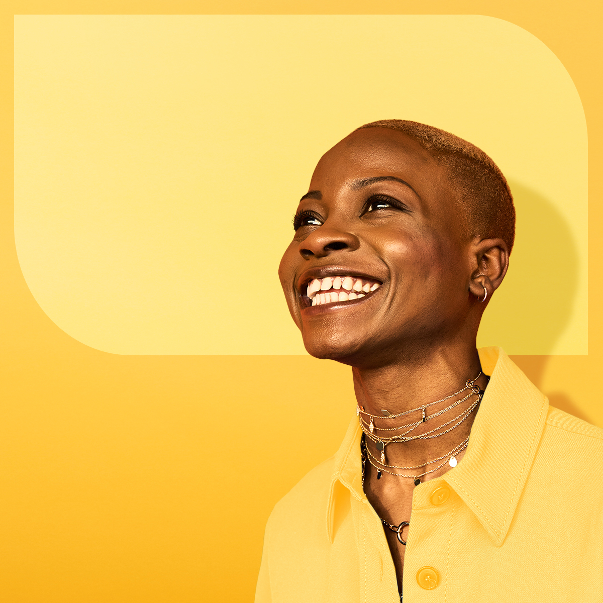 There is nothing more beautiful than being proactive about your health. Stock photo of smiling African American woman, shoulders up.