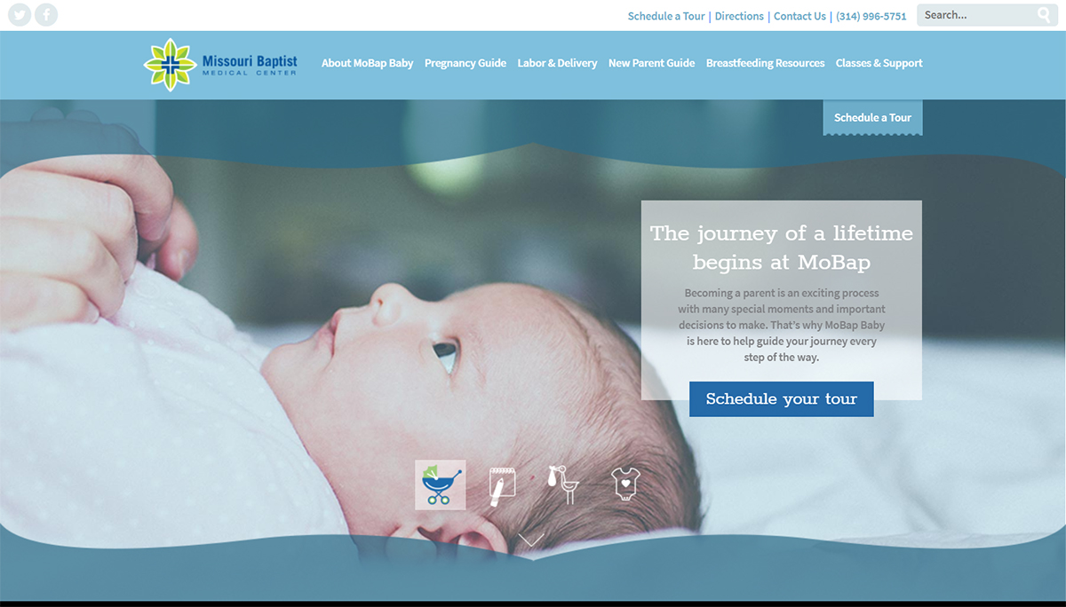 MoBap Baby website