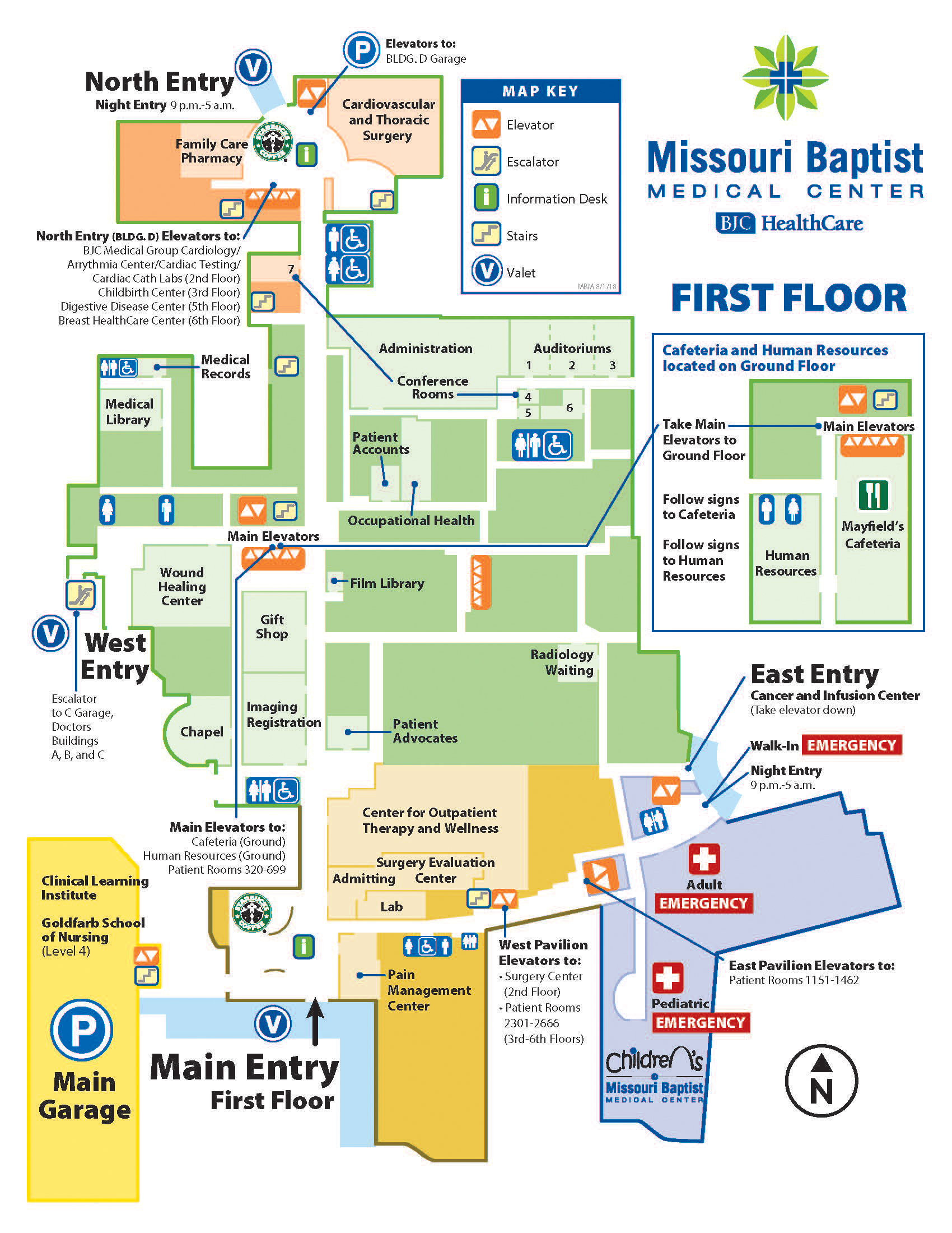 Mercy Hospital OKC Campus Map
